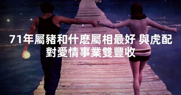 71年屬豬和什麽屬相最好 與虎配對愛情事業雙豐收